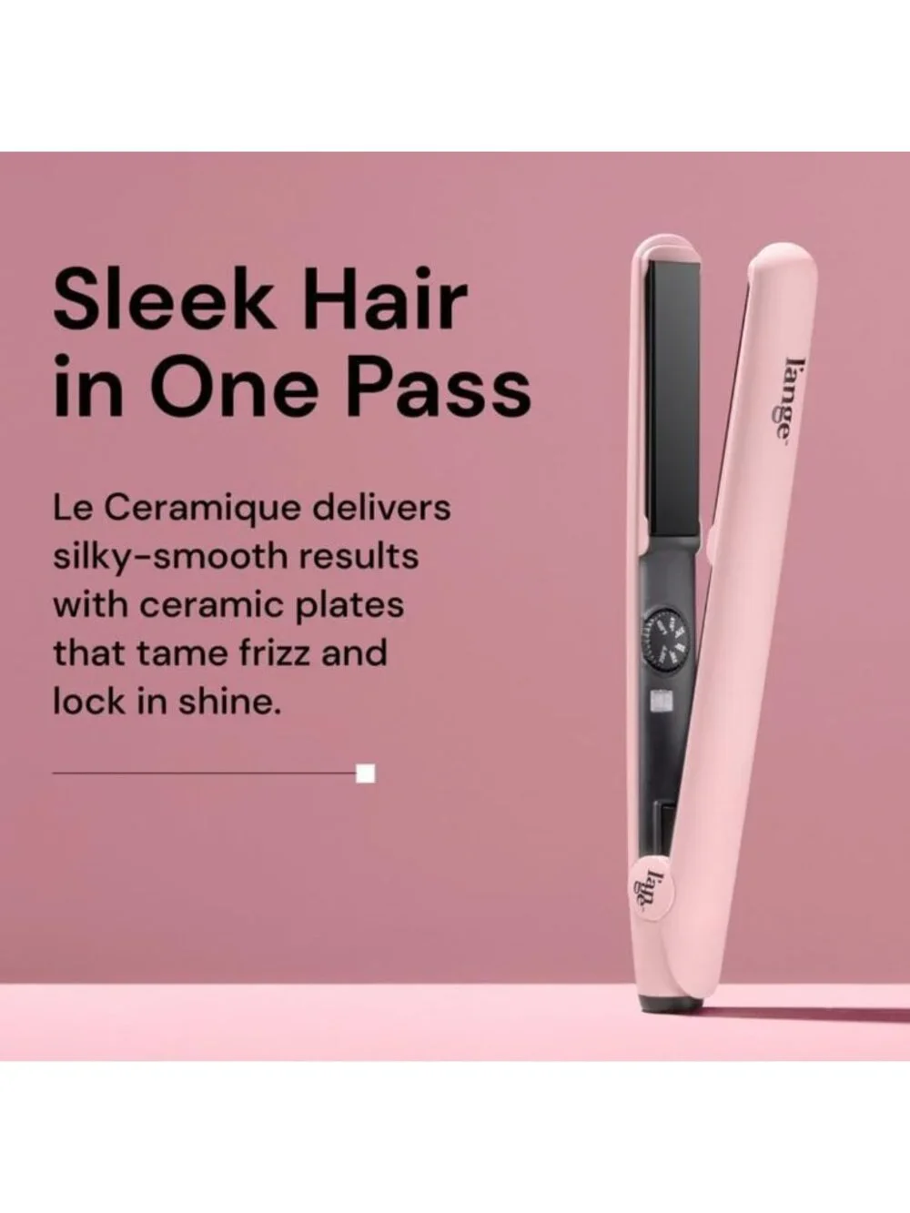 Ceramic Flat Iron Hair Straightener | Fast Heating, Moisture Lock, Shine